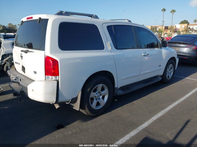 2006 Nissan Armada Se მანქანა იყიდება აუქციონზე, vin: 5N1AA08A76N724029, აუქციონის ნომერი: 46033081