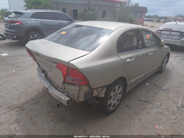 46033141 :رقم المزاد ، 1HGFA16518L099567 vin ، 2008 Honda Civic Lx مزاد بيع
