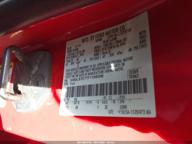 Ford Transit Connect Xl 2015 NM0LS7E77F1188506 Image 9