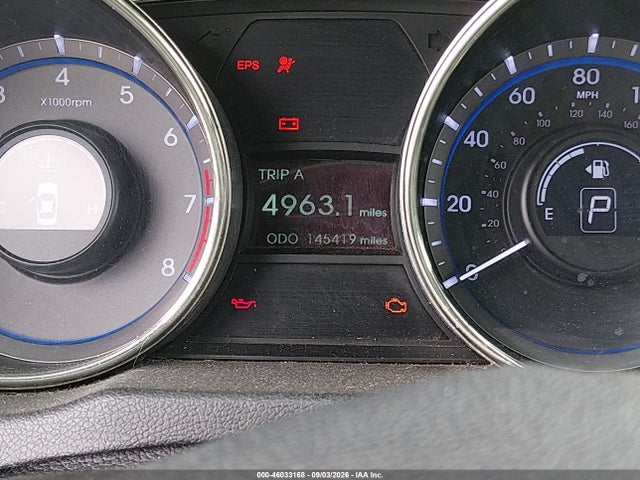 Auction sale of the 2012 Hyundai Sonata Gls, vin: 5NPEB4AC3CH399039, lot number: 46033168