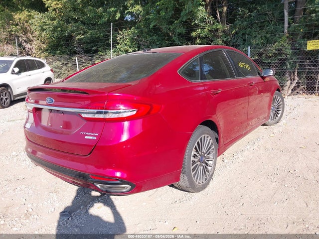 46033187 :رقم المزاد ، 3FA6P0D91JR151239 vin ، 2018 Ford Fusion Titanium مزاد بيع