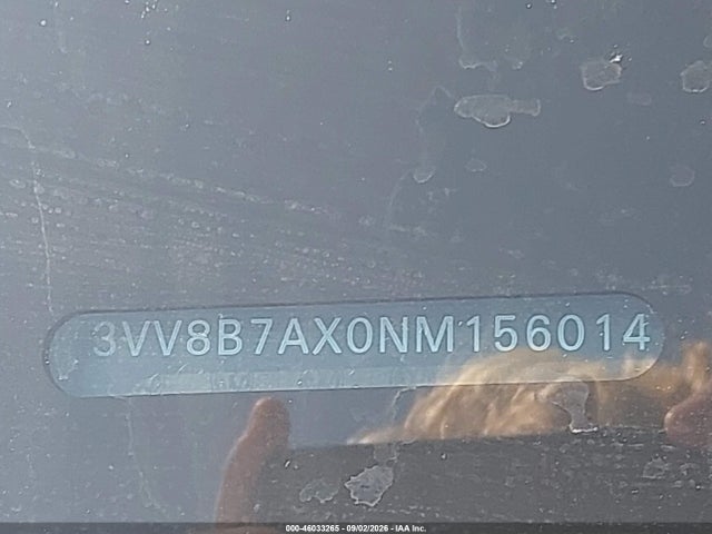 Продаж на аукціоні авто 2022 Volkswagen Tiguan 2.0t Se R-line Black, vin: 3VV8B7AX0NM156014, номер лоту: 46033265