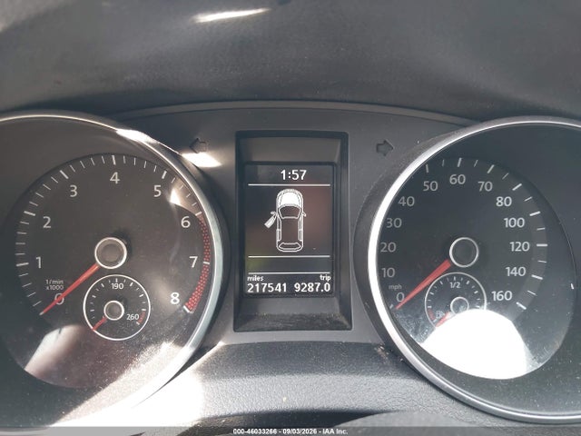 2011 Volkswagen Golf 2.5l 4-door მანქანა იყიდება აუქციონზე, vin: WVWDA7AJ1BW321351, აუქციონის ნომერი: 46033266