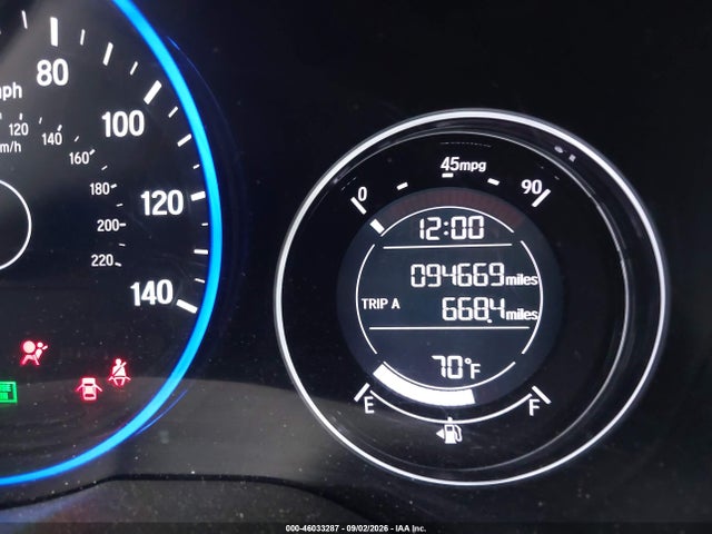 46033287 :رقم المزاد ، 3CZRU5H39MM726900 vin ، 2021 Honda Hr-v 2wd Lx مزاد بيع