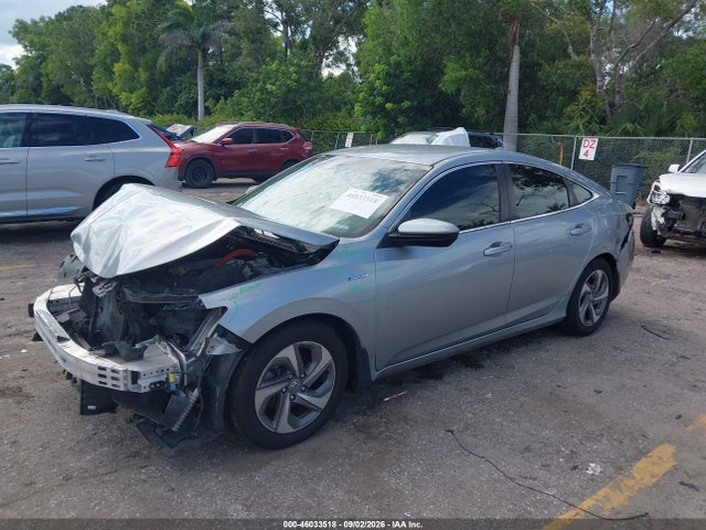 2020 Honda Insight Ex მანქანა იყიდება აუქციონზე, vin: 19XZE4F5XLE003048, აუქციონის ნომერი: 46033518