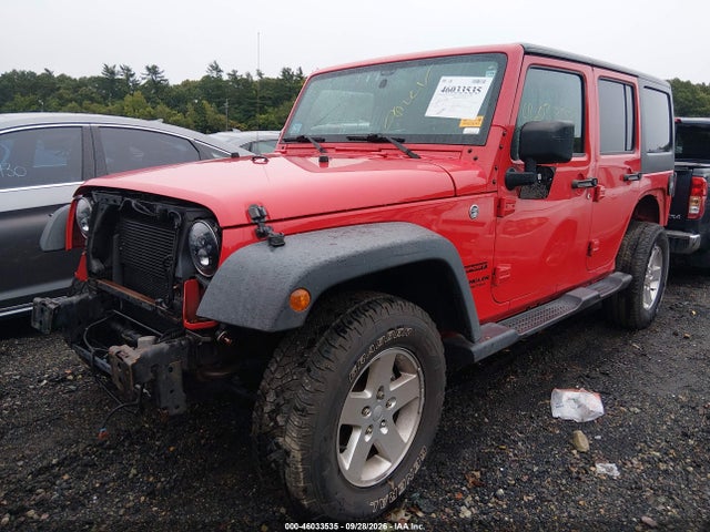 Продажа на аукционе авто 2016 Jeep Wrangler Unlimited Sport, vin: 1C4BJWDG2GL303046, номер лота: 46033535