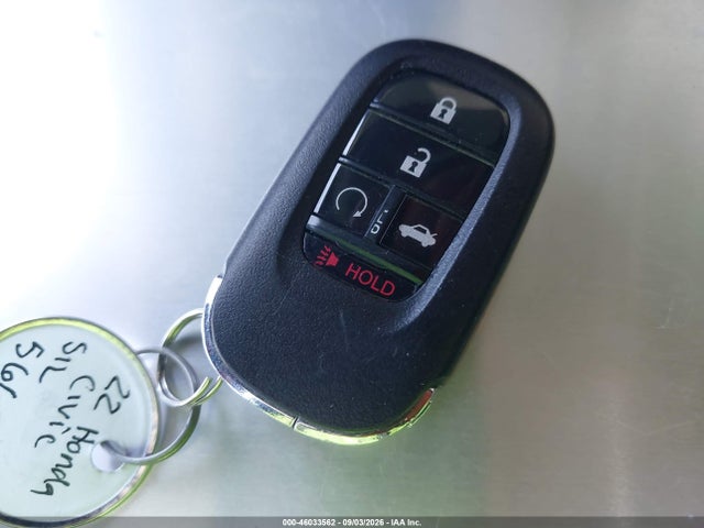 46033562 :رقم المزاد ، 2HGFE2F57NH566011 vin ، 2022 Honda Civic Sport مزاد بيع