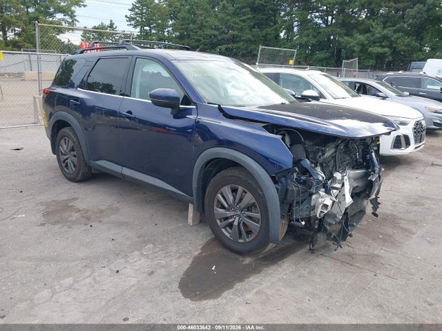 2022 Nissan Pathfinder Sv 4wd მანქანა იყიდება აუქციონზე, vin: 5N1DR3BD5NC237416, აუქციონის ნომერი: 46033642