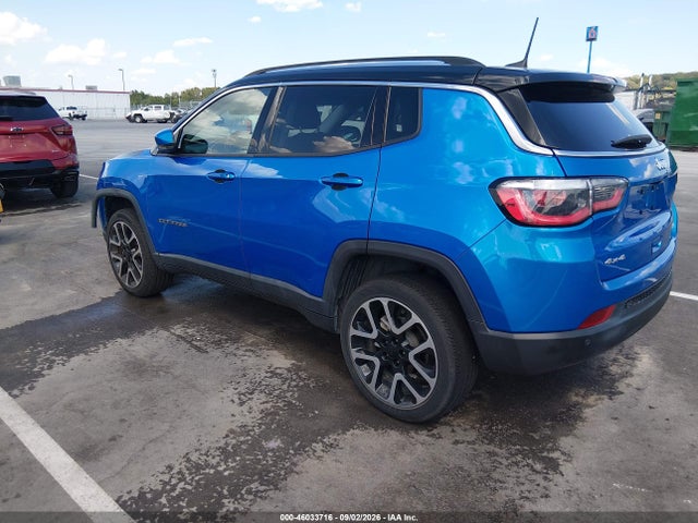 Продаж на аукціоні авто 2017 Jeep New Compass Limited 4x4, vin: 3C4NJDCB7HT631592, номер лоту: 46033716