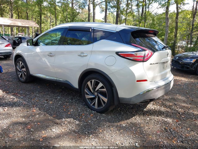 2015 Nissan Murano Platinum მანქანა იყიდება აუქციონზე, vin: 5N1AZ2MH4FN229245, აუქციონის ნომერი: 46033748