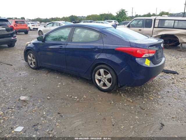 2013 Hyundai Elantra Gls მანქანა იყიდება აუქციონზე, vin: 5NPDH4AE6DH355100, აუქციონის ნომერი: 46033809