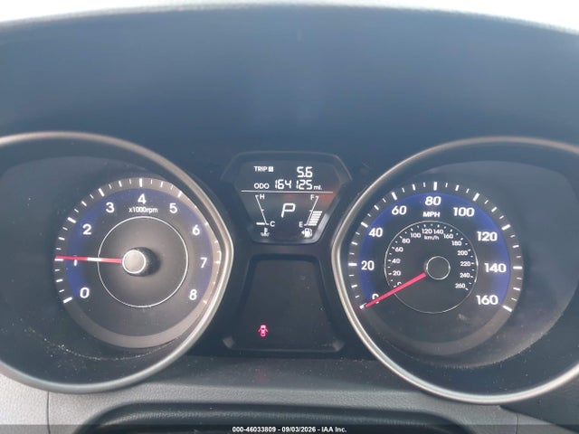 2013 Hyundai Elantra Gls მანქანა იყიდება აუქციონზე, vin: 5NPDH4AE6DH355100, აუქციონის ნომერი: 46033809