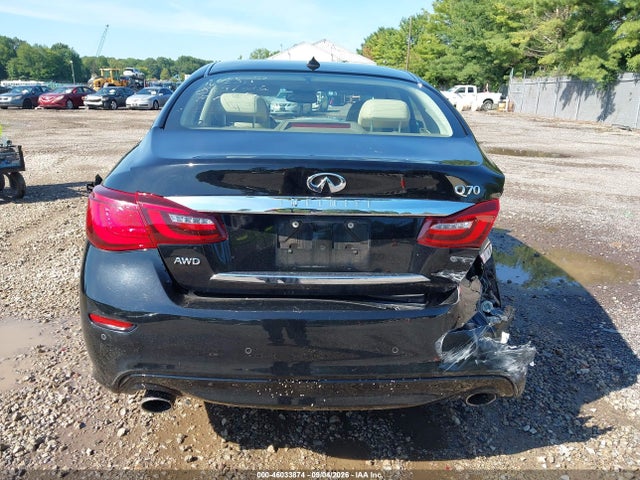 2015 Infiniti Q70 3.7x მანქანა იყიდება აუქციონზე, vin: JN1BY1ARXFM561587, აუქციონის ნომერი: 46033874