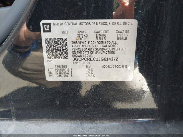 Chevrolet Silverado 1500 1lt 2018 3GCPCREC1JG614372 Image 9