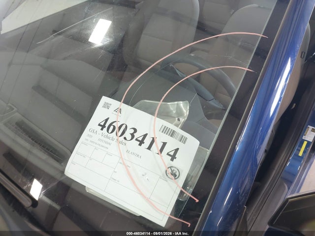 2020 Hyundai Elantra Se მანქანა იყიდება აუქციონზე, vin: 5NPD74LF4LH601696, აუქციონის ნომერი: 46034114
