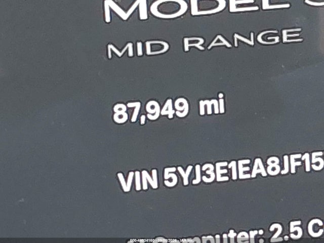 Продажа на аукционе авто 2018 Tesla Model 3 Long Range/mid Range, vin: 5YJ3E1EA8JF157669, номер лота: 46034160
