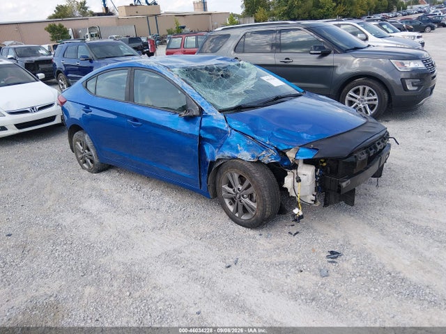 Продажа на аукционе авто 2018 Hyundai Elantra Sel, vin: 5NPD84LF6JH393489, номер лота: 46034228