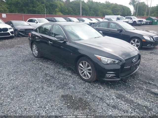 2015 Infiniti Q50 Premium მანქანა იყიდება აუქციონზე, vin: JN1BV7AR0FM415405, აუქციონის ნომერი: 46034295