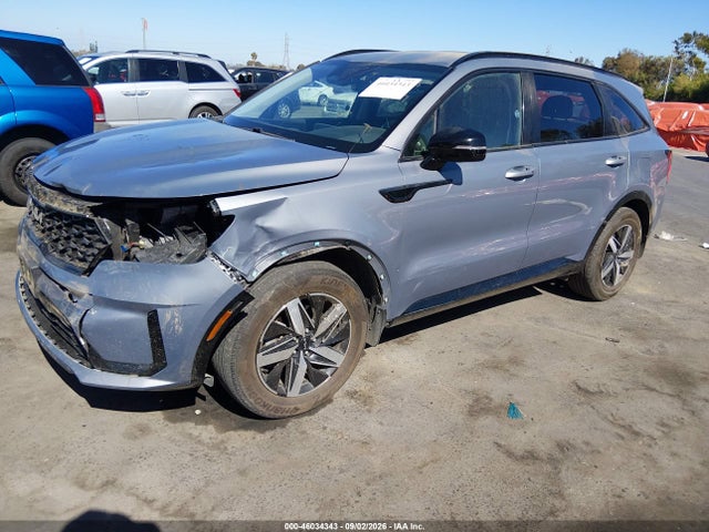2022 Kia Sorento S მანქანა იყიდება აუქციონზე, vin: 5XYRL4LC7NG109004, აუქციონის ნომერი: 46034343
