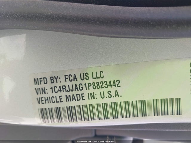 2023 Jeep Grand Cherokee L Altitude 4x2 მანქანა იყიდება აუქციონზე, vin: 1C4RJJAG1P8823442, აუქციონის ნომერი: 46034364