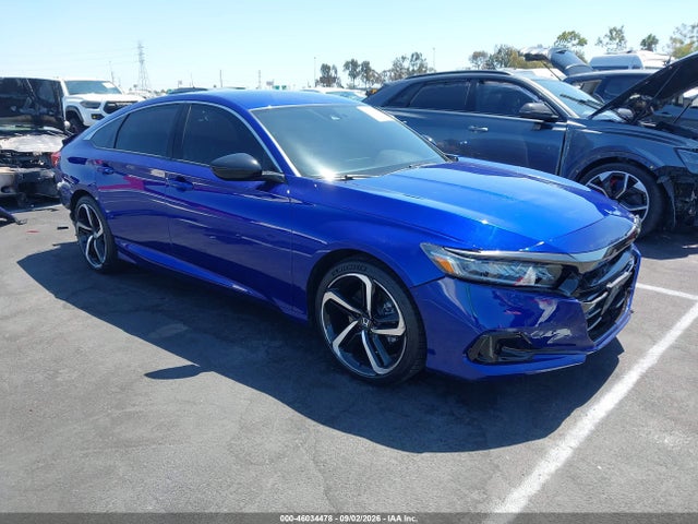 2022 Honda Accord Sport Special Edition მანქანა იყიდება აუქციონზე, vin: 1HGCV1F47NA091253, აუქციონის ნომერი: 46034478