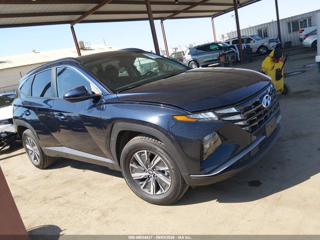 46034527 :رقم المزاد ، KM8JBCD12RU220311 vin ، 2024 Hyundai Tucson Hybrid Blue مزاد بيع
