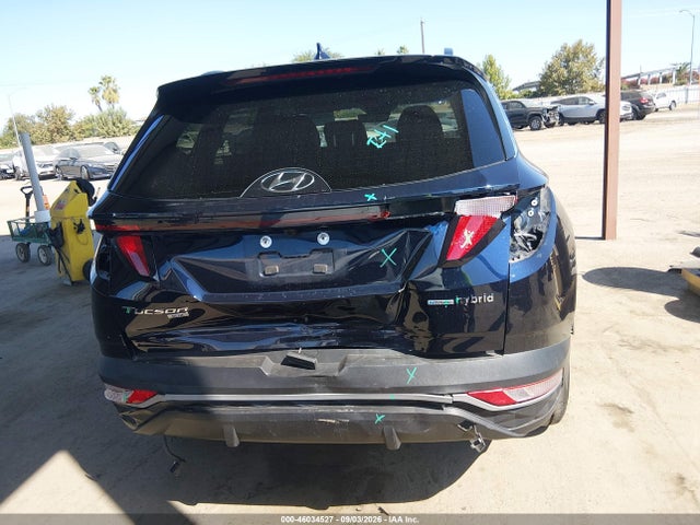 46034527 :رقم المزاد ، KM8JBCD12RU220311 vin ، 2024 Hyundai Tucson Hybrid Blue مزاد بيع