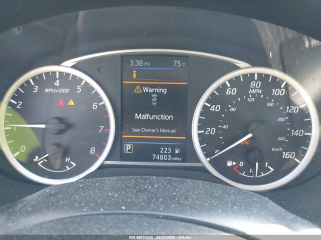46034545 :رقم المزاد ، 3N1AB7AP5KL602632 vin ، 2019 Nissan Sentra Sv مزاد بيع