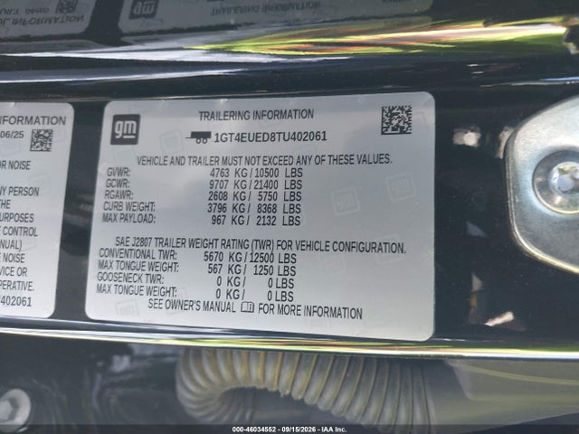 GMC Sierra Ev Extended Range At4 2026 1GT4EUED8TU402061 Image 8