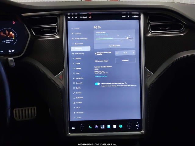 46034560 :رقم المزاد ، 5YJSA1E47JF247025 vin ، 2018 Tesla Model S 100d/75d/p100d مزاد بيع