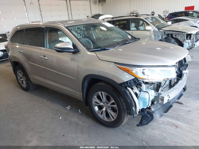 Продажа на аукционе авто 2015 Toyota Highlander Xle V6, vin: 5TDJKRFH6FS204050, номер лота: 46034699