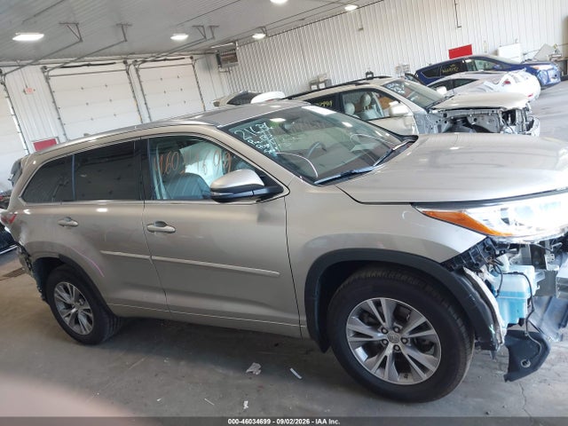 Продажа на аукционе авто 2015 Toyota Highlander Xle V6, vin: 5TDJKRFH6FS204050, номер лота: 46034699