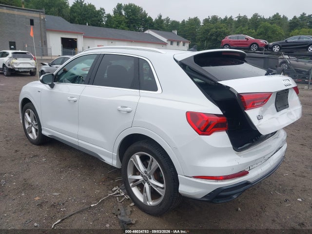 Продаж на аукціоні авто 2020 Audi Q3 Premium 45 Tfsi S Line Quattro Tiptronic, vin: WA1DECF3XL1015118, номер лоту: 46034783