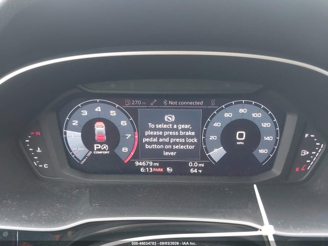 Продаж на аукціоні авто 2020 Audi Q3 Premium 45 Tfsi S Line Quattro Tiptronic, vin: WA1DECF3XL1015118, номер лоту: 46034783