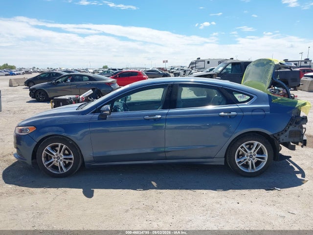 2018 Ford Fusion Se მანქანა იყიდება აუქციონზე, vin: 3FA6P0HD0JR158066, აუქციონის ნომერი: 46034795