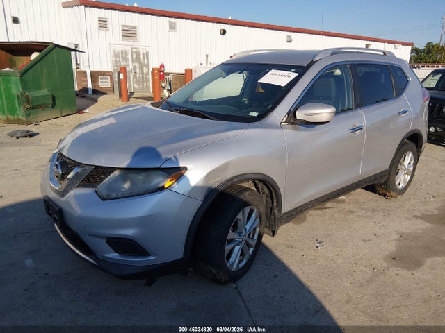 2015 Nissan Rogue Sv მანქანა იყიდება აუქციონზე, vin: KNMAT2MV7FP587164, აუქციონის ნომერი: 46034820