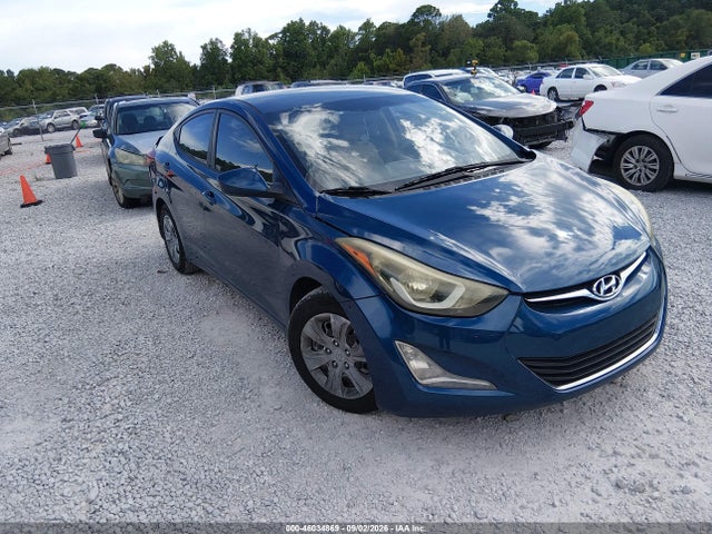 Auction sale of the 2016 Hyundai Elantra Se, vin: KMHDH4AE9GU541980, lot number: 46034869