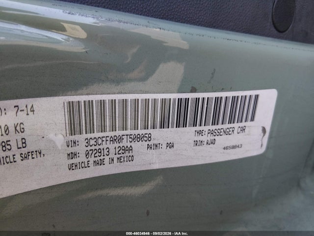 3C3CFFAR0FT508058 Fiat 500 POP