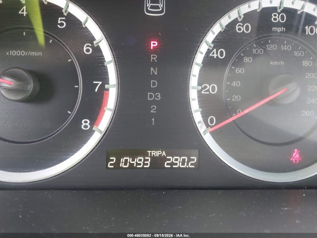 46035082 :رقم المزاد ، 1HGCP2F82AA088645 vin ، 2010 Honda Accord 2.4 Ex-l مزاد بيع