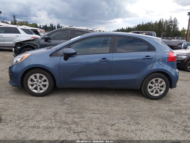 2016 Kia Rio Lx მანქანა იყიდება აუქციონზე, vin: KNADM5A30G6575456, აუქციონის ნომერი: 46035173