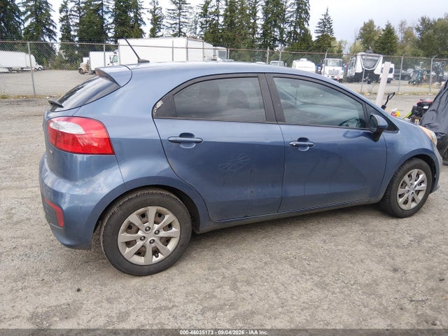 2016 Kia Rio Lx მანქანა იყიდება აუქციონზე, vin: KNADM5A30G6575456, აუქციონის ნომერი: 46035173
