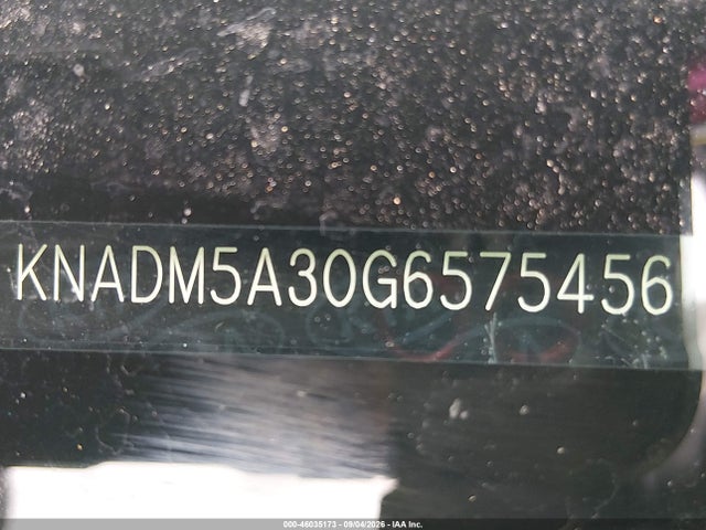2016 Kia Rio Lx მანქანა იყიდება აუქციონზე, vin: KNADM5A30G6575456, აუქციონის ნომერი: 46035173