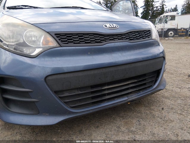 2016 Kia Rio Lx მანქანა იყიდება აუქციონზე, vin: KNADM5A30G6575456, აუქციონის ნომერი: 46035173