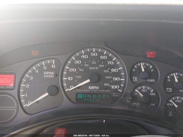 Продаж на аукціоні авто 2002 Chevrolet Silverado 1500 Lt, vin: 2GCEK19T121324553, номер лоту: 46035184