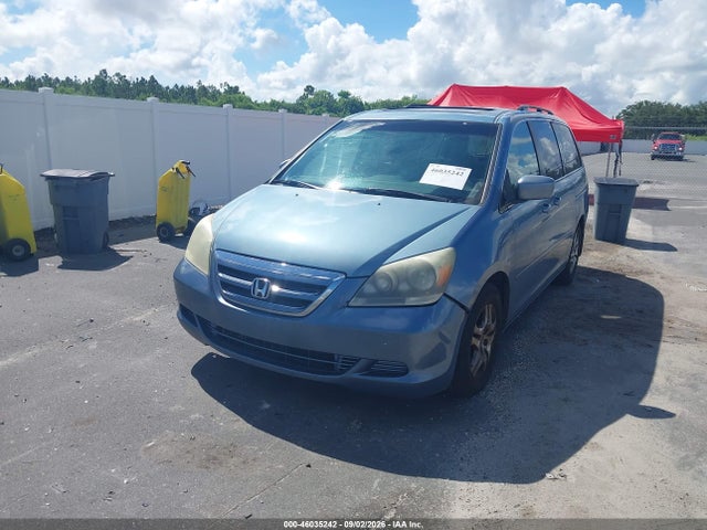 46035242 :رقم المزاد ، 5FNRL38685B029330 vin ، 2005 Honda Odyssey Ex-l مزاد بيع