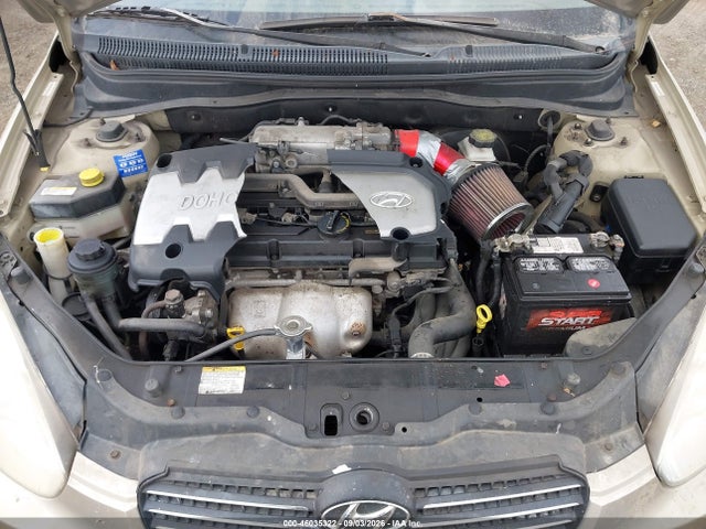 Продажа на аукционе авто 2007 Hyundai Accent Gls, vin: KMHCN46C87U090925, номер лота: 46035322