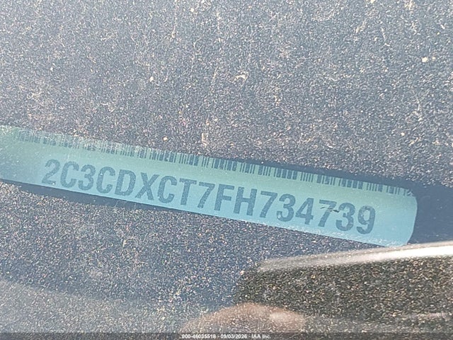 46035518 :رقم المزاد ، 2C3CDXCT7FH734739 vin ، 2015 Dodge Charger R/t مزاد بيع