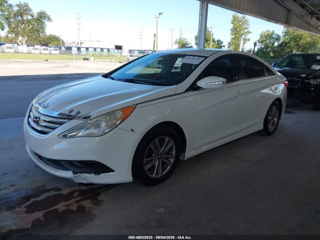 2014 Hyundai Sonata Gls მანქანა იყიდება აუქციონზე, vin: 5NPEB4AC7EH827469, აუქციონის ნომერი: 46035520