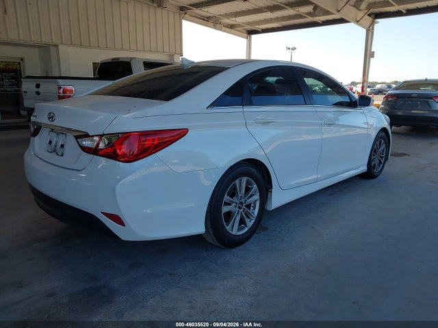 2014 Hyundai Sonata Gls მანქანა იყიდება აუქციონზე, vin: 5NPEB4AC7EH827469, აუქციონის ნომერი: 46035520