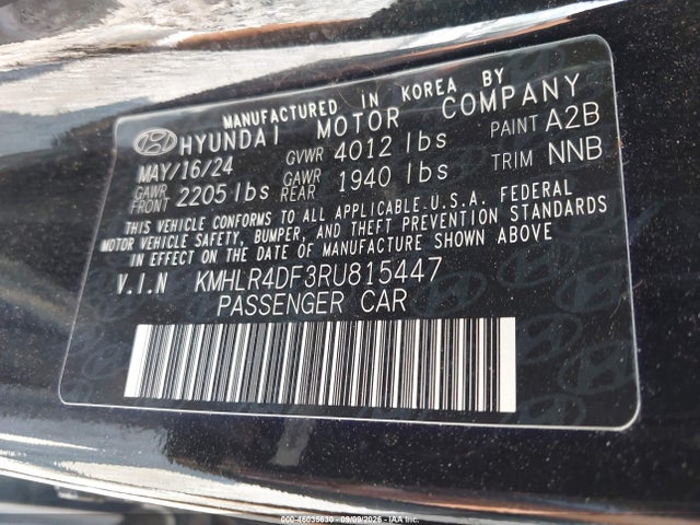 Продажа на аукционе авто 2024 Hyundai Elantra N Line, vin: KMHLR4DF3RU815447, номер лота: 46035630